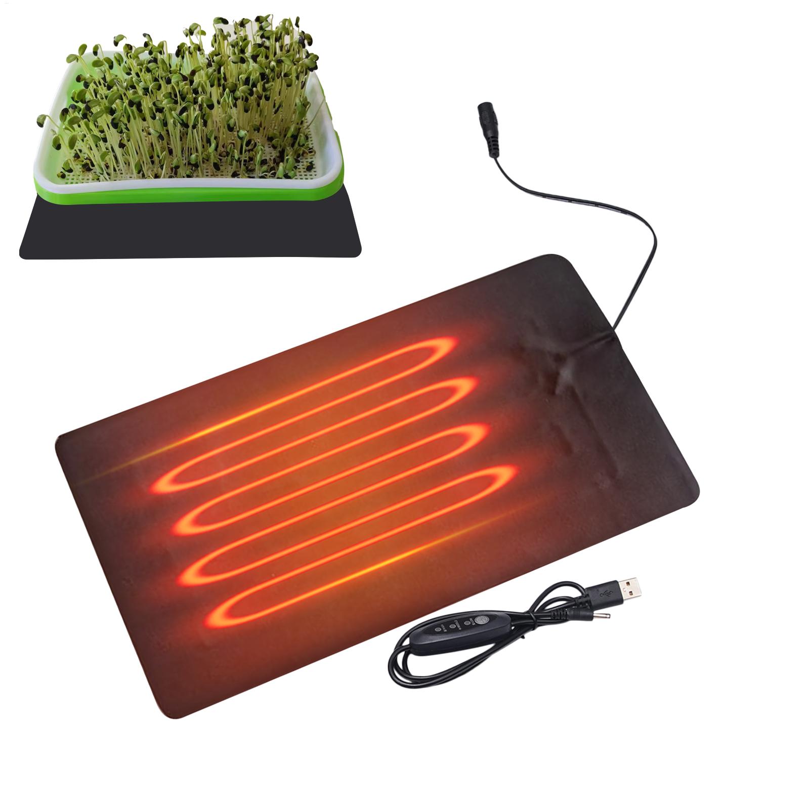 Seedling Heat Mat - USB-Heizmatten für Setzlinge, 3 einstellbare Temperaturen,