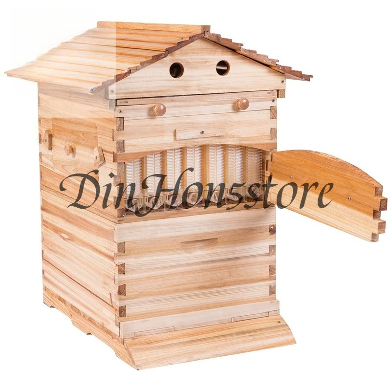 Beehive Frame Wax - Imkerei-Ausrüstung: Gewachster Zedernholz-Fließhonig-Bienenstock, automatischer Selbstfließ-Bienenstock mit