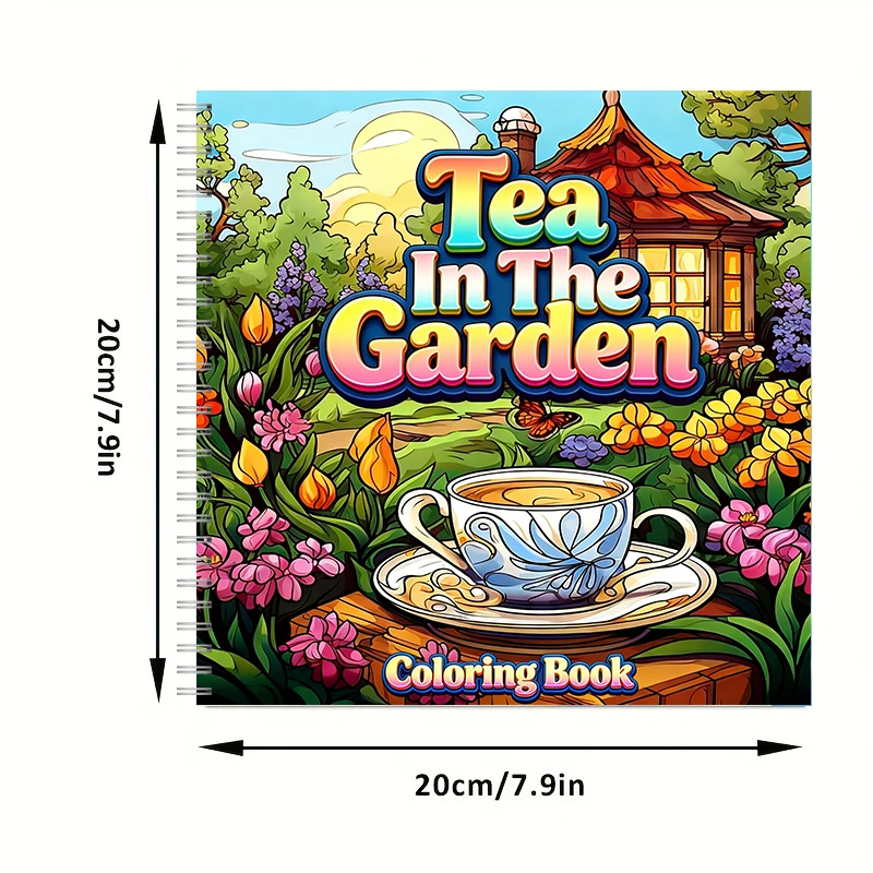 Malbuch „Tea In The Gardens“ f – Farming And Agriculture Bewertung und Preis